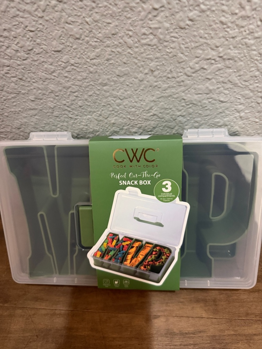 CWC Perfect On-The-Go Snack Box in Green MVP New